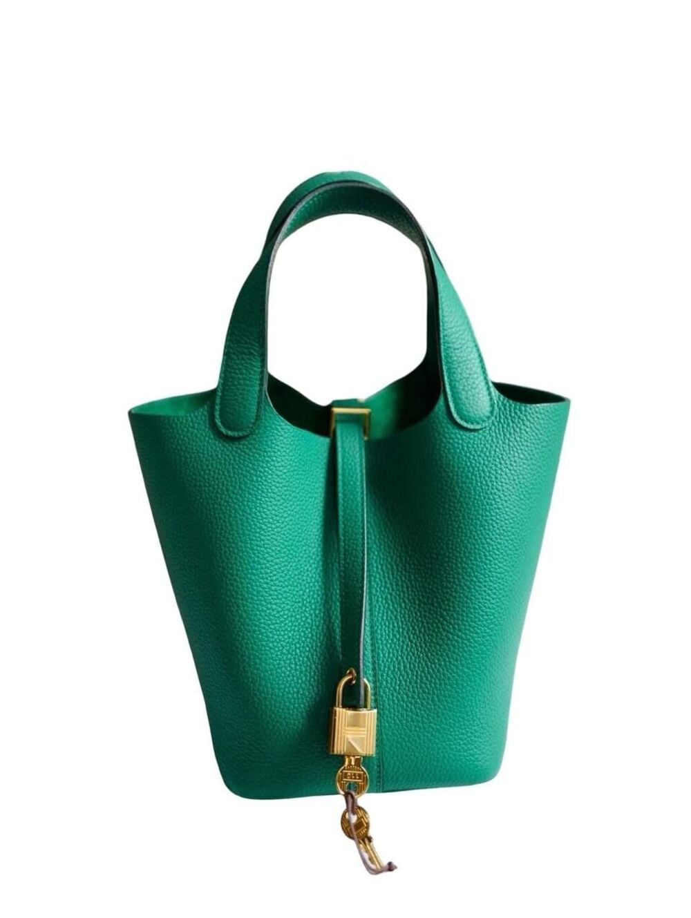 Hermès Picotin Lock 18 PM Bambou Clemence Leather